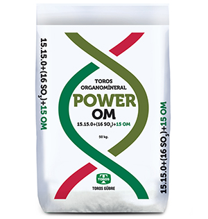 Toros Organomineral Power 15-15-0 + (16 SO3) + 15 OM