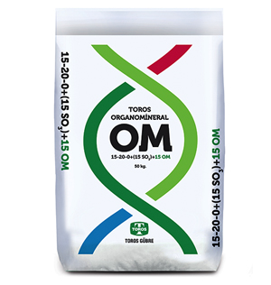 Toros Organomineral 15-20-0 + (15 SO3) + 15 OM