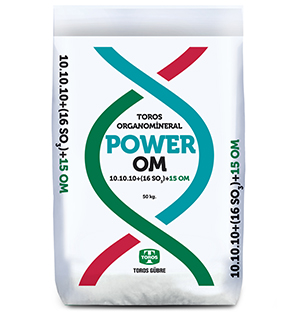 Toros Organomineral Power 10-10-10 + (16 SO3) + 15 OM